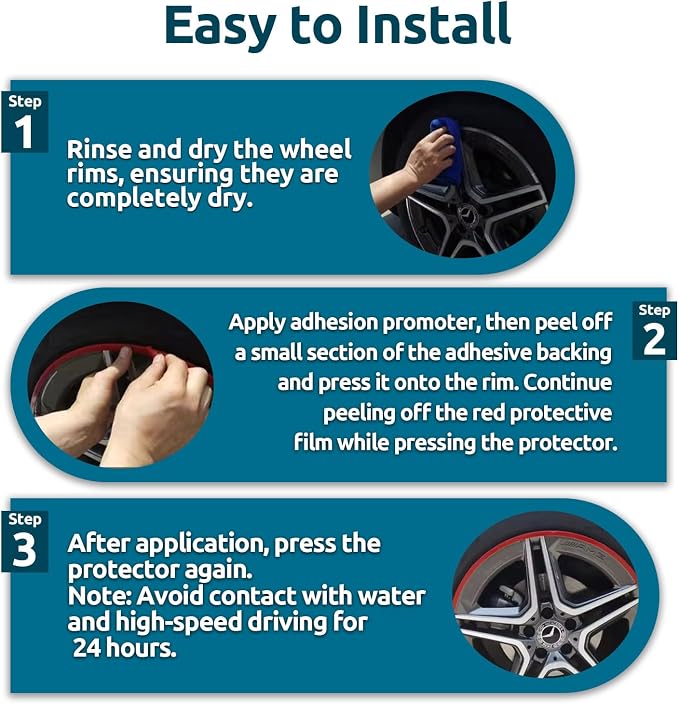 Automotive Alloy Wheel Rim Protector 18 Inch Alloy Rim Guards for Car Rims Compatible with Tesla Model 3 18 Inch