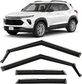 in-Channel Incredibly Durable Rain Guards for Chevrolet (Chevy) Trailblazer 2021-2026, Original Window Deflectors, Vent Window Visors, Vent Deflector, 4 pcs. - 621464