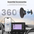 Car Phone Holder Fit for Toyota Camry 2021 2022 2023 2024 - for MagSafe Magnetic Cell Phone Mount for Camry Accessories 7 inch Touchscreen - Strong Magnets for iPhone (NOT FIT 9 inch)