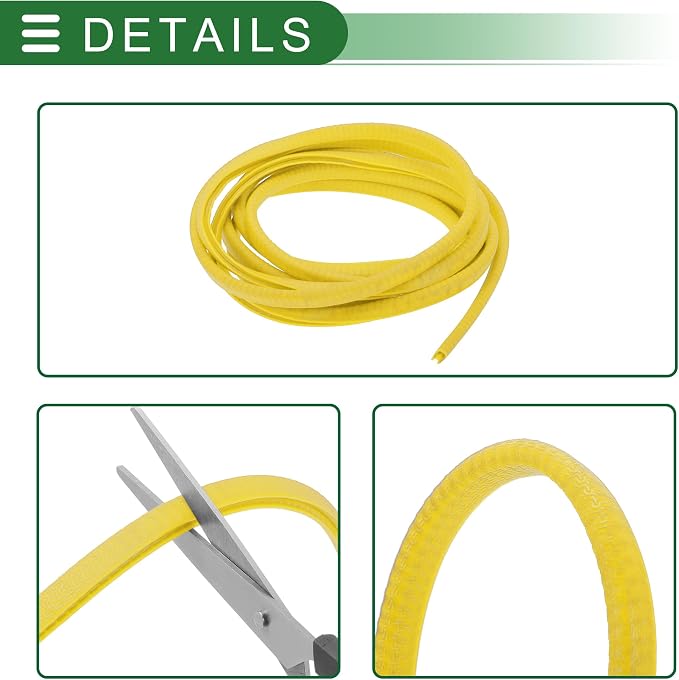 Universal Car Door Edge Protective Sealing Strip U-Type Door Scratch Protection Guard, 9.84ft 300cm, Anti-scratch Collision, PVC Iron, Yellow