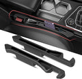Car Seat Gap Filler 2Pack, Inserts Between Seats Console with Organizer Storage Upgraded Phone Holder Car Side Seat Gap Fillers Cars Front Seats Fill Plug Car Essentials for Vehicle SUV Truck (Black)