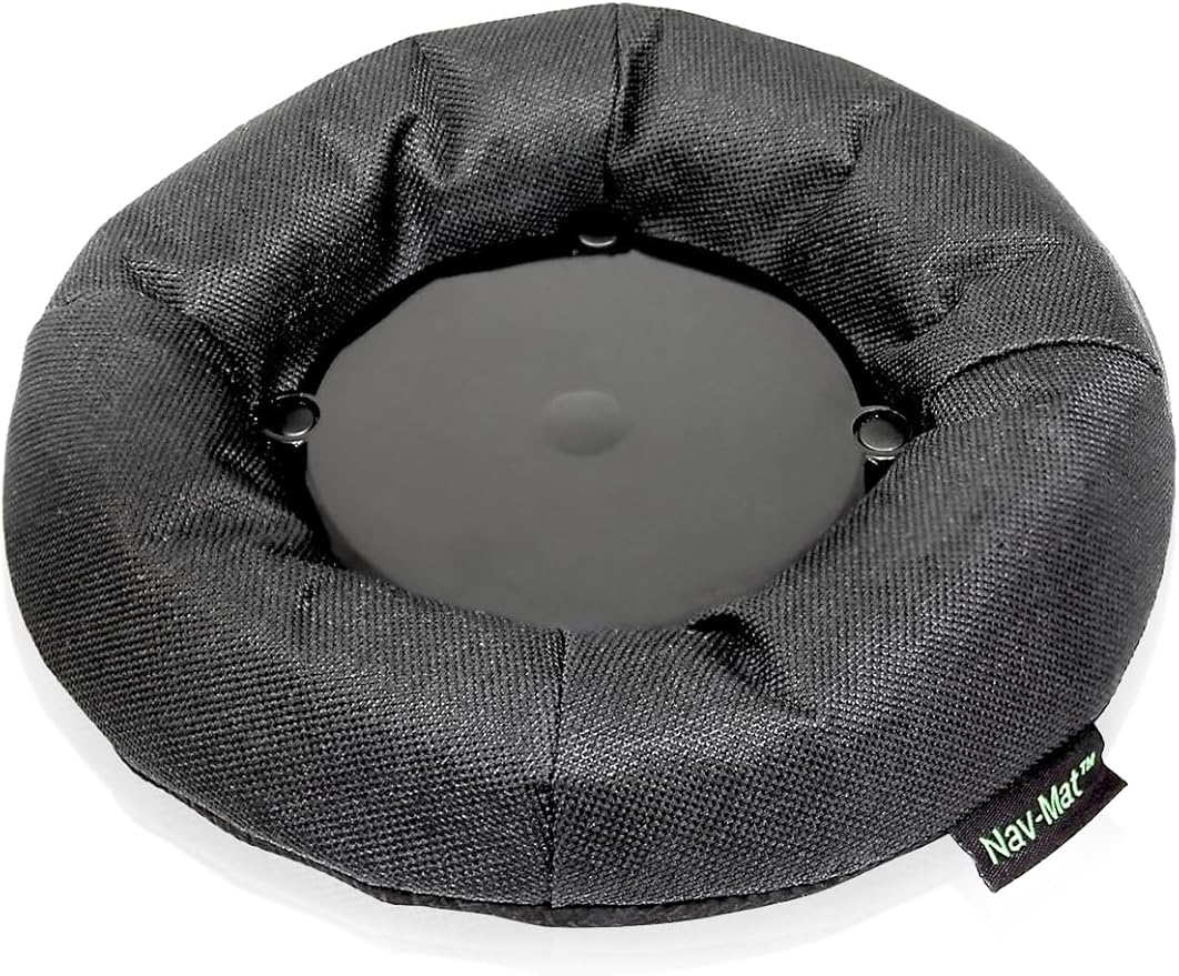NavMat Portable GPS Dash Pad Converts Windshield GPS Mount into Dashboard Mount Weighted Beanbag Friction Base 8 inch Base 3.5 inch Center