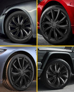 Hubcaps,15 inch hubcaps Set of 4, Wheel Rim Cover ABS Material, Snap On Car Truck SUV Replacement, for Toyota Camry Nissan Mazda etc