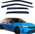 Tape On Window Visors Rain Guards Compatible with 2022-2025 Honda Civic Hatchback,Side Vent Visor Window Deflector Shade for Civic Hatchback LX Sport Touring EX-L 22-24,Truck Accessories-4pcs