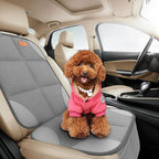 SMART ELF2 Pack Car Seat Protector-600D Fabric Waterproof Carseat Protector with Thicily Padded to Protect Your Car Seats from Child Seats and Pets (Light Grey)