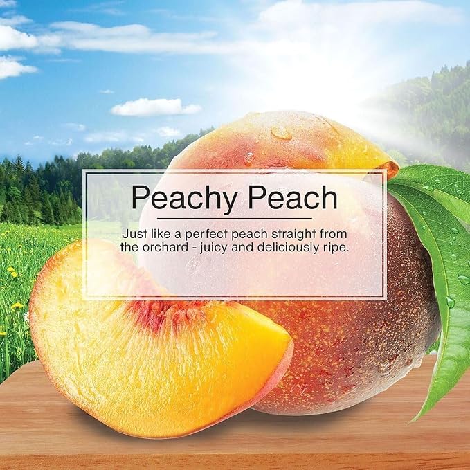 Car Air Freshener | Hanging Paper Tree for Home or Car | Peachy Peach | 3 Pack
