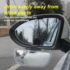 Blind Spot Mirrors for Trucks and Cars,Automotive Side View Concave Mirror Blindspot,360° Large Convex Rearview Exterior Mirror Accessories for Truck and Car(1Pack White)