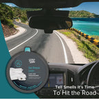 On The Go Odor Absorbing Solid Air Freshener, Sea Breeze Linen, 8-Ounce, Pack of 2