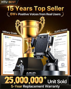 【Upgraded Strongest Suction & Pro Military-Grade Certs 】Ultimate Car Phone Mount【360°Rotatable Suction】Cell Phone Holders Truck Stand for Dashboard Windshield Vent for iPhone 17 Pro Max Samsung,Black