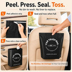 Disposable Car Trash Bags, 20 Count Stand-Up & Stick-On Car Garbage Bags, 2 Gallon Leakproof Odor Seal Heavy Duty Car Trash Can Alternative for Car SUV Truck