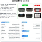 Car Radio for Chevrolet Chevy Silverado Impala Tahoe GMC Sierra Yukon [2+64G],Android 15 Wireless CarPlay/Android Auto Touch Screen,7 Inches IPS Screen for Chevy Silverado 07-14 Car Stereo