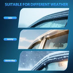 Window Visors for Chevrolet Colorado/GMC Canyon 2023 2024 2025 2026 Crew Cab (Not for AT4X / ZR2 Models), Out-Channel Window Wind Deflectors Rain Guards -4PCS