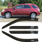 4pcs Original Shatterproof Rainproof Window Wind Deflectors for 2005-2009 Chevrolet Equinox/Pontiac Torrent,Outside Mount Rain Guards Sets,Nice Looking Window Visors for Cars,Vent Deflector 94319