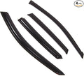 Outside Mount Window Vent Visors Rain Guards Compatible with Subaru Impreza Sedan 2008-2011 | Side Window Wind Deflectors Rain Shields | Smoke Tinted, 4 Pcs Set, DGWV-840