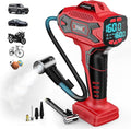 160PSI Cordless Tire Inflator Air Compressor Compatible with Milwauke 18V Battery, Portable Air Pump with Digital Pressure Gauge, Fast Inflation for Cars Motorcycles Bikes Balls (Tool Only)