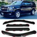 in-Channel Side window visors rain guards Vent Deflectors Compatible with Chevrolet Tahoe/GMC Yukon/Cadillac Escalade 2015-2020, Vent Deflector Window Rain Guard Sun Shade Visors, Car Accessories 4PCS