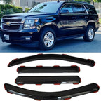 in-Channel Side window visors rain guards Vent Deflectors Compatible with Chevrolet Tahoe/GMC Yukon/Cadillac Escalade 2015-2020, Vent Deflector Window Rain Guard Sun Shade Visors, Car Accessories 4PCS