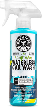 Swift Wipe Sprayable Waterless Car Wash Spray - Spray and Wipe to Safely Clean and Shine Cars, Trucks, Motorcycles, RV & More, High Lubrication Formula, 16 oz