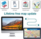 GPS Navigator for Car Truck RV, 7" Touchscreen GPS Navigation System, 2026 Map with Voice Guidance, Speed Alert, Red Light Warning, Custom Truck Routing, Free Lifetime Updates (Blue)