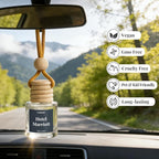 Car Air Fresheners, Hanging Car Freshener Diffuser Inspired by Hotel Marriott, Long lasting Car Odor Eliminator 2 Packs, Car Freshener Accessories for Rearview Mirror