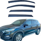 Extra Durable Tape On Window Visors Rain Guards Shade for 2016-2021 Hyundai Tucson,Rain Deflectors for Car Windows,Window Wind Deflectors Vent Visors Fits Tucson 16-21