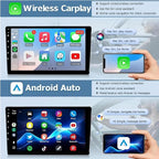 8 Core 8GB+256GB 7 Inch Touschscreen Car Radio for Nissan Versa 2012-2019 with Wireless CarPlay Android Auto, Android 14 Double Din Car Stereo Head Unit with GPS Bluetooth WiFi FM RDS SWC Camera