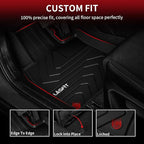 Floor Mats Fit for Mazda CX5 2025 2024 2023 2022 2021 2020 2019 2018 2017 Custom Fit TPE All Weather Floor Liners 1st & 2nd Row Car Mats for Mazda CX-5, Black