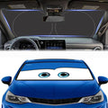 Windshield Sun Shade Universal Fit for Car Window Sunshades Cover Automotive Interior Sun Protector Accessories for Compact& Midsize Sedan,Com& Subcompact SUV,Small Pickup,Wagon(Blue, S)