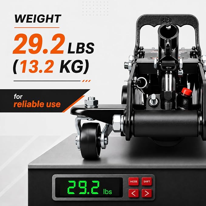 Low Profile Floor Jack 2.5 Ton (5000 lbs), Lift Range 3.4" to 14.6" for Cars & Sedans, Hydraulic Steel Jack with Single Piston Pump - Not for Trucks or SUVs