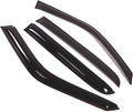 WD2-091 Dark Smoke 4 Pcs Set Window Visor (Outside Mount) Deflector Rain Guard Compatible with 1990-1994 Chrysler Lebaron