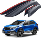 Goodyear Shatterproof Side Window Deflectors for Honda CR-V (CRV) 2017-2022, Rain Guards, Window Visors for Cars, Vent Deflector, Car Accessories, 4 pcs. - GY008732