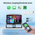 Android 15 Car Stereo for Honda CRV 2002-2006, 9 Inch HD Touchscreen Radio, Wireless CarPlay Android Auto GPS WiFi Bluetooth FM/RDS SWC Dual USB HD Backup Camera 2G+64G