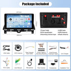 4G+128G Android Car Stereo Radio for Honda Accord 2008 2009 2010 2011 2012 2013 10.1 Inch incell Touch Screen with WiFi Bluetooth Carplay Android Auto GPS Navigation Backup Camera SWC FM RDS MIC