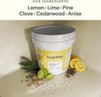 Odor Removing Gel Bucket, 15.5 lb. (248 oz.) | Lemon Scent Refill | Odor Absorbers for Home | Safer Odor Relief | Natural Plant-Based Odor Eliminator | For Cooking, Trash & Pets