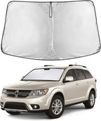 Windshield Sunshade Compatible for Dodge Journey 2009-2018 2019 2020, Sun Visor for Front Windshield & Window Sun Shade Cover, UV Heat Blocker & Protector, Car Accessories