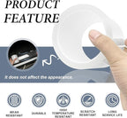 Car Door Edge Guards/Door Sill Protector, Anti-Scratch Anti-Collision Adhesive Strip, for Most Vehicles (4Inx33Ft, Transparent)