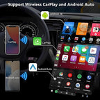 for Honda Accord Radio Upgrade 2008-2013: 4GB+32GB Car Stereo Replacement | Wireless Carplay & Android Auto, 10.2 inch Touchscreen, Bluetooth, GPS Navigation, FM, Wifi, DSP, SWC
