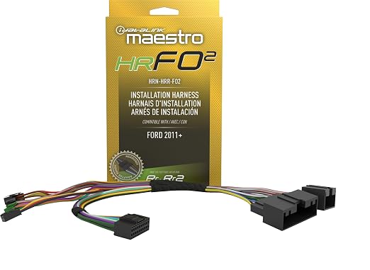 Maestro HRN-HRR-FO2 SWC & Factory Amp Retention Harness for Select Ford 2011+ (ADS-MRR or ADS-MRR2 Module Required)