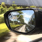 2PCS Car Blind Spot Mirror, Wide Angle Clear HD Glass Convex Side Rear View Mirror to Reduce Blindspot, Auto Exterior Rear View Accessories for Wide Angle, Universal Fit (StyleF)