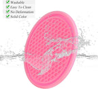 4 Pack Car Coasters, 2.75inch Universal Non-Slip Car Cup Holder Coaster for Car, PVC Cup Pad Mat Car Coasters for Cup Holders for Women (Pink)