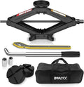 Car Jack Kit 2.5 Ton, Universal Scissor Car Jack, Portable Tire Changing Kit for Car SUV MPV