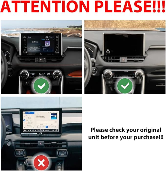 for Toyota RAV4 2019-2025 2G+64G CarPlay Android Auto Navigation Stereo GPS Radio Reverse Camera Display 10" IPS Touchscreen Headunit Tablet Pad Media Player, if Applicable Quad Core