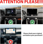 for Toyota RAV4 2019-2025 4G+64G CarPlay Android Auto Navigation Stereo GPS Radio Reverse Camera Display 10" IPS Touchscreen Headunit Tablet Pad Media Player, if Applicable Quad Core