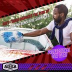 AIDEA Car Wash Mitt Microfiber, 2PK, Car Wash Brush, Blue, 7.12' X10.14'' | Scratch Free Lint Free Premium Chenille Microfiber Mitt, Cleaning Supplies, Regular Size