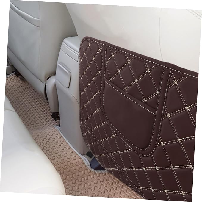 Car Seat Kick Pad Protector for Back Seat Cover Mat Scuff Carseat Back Protector Easy for Upholstery