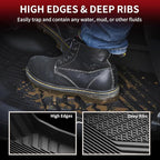 Floor Mats Fit for Subaru Forester 2024 2023 2022 2021 2020 2019 | All Weather TPE Custom Fit Easy Clean Durable No-curling Floor liners for Subaru Forester 2019-2024 1st & 2nd Row Car Mats