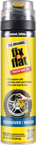 S60430 Aerosol Emergency Flat Tire Repair and Inflator, for Large Tires, Eco-Friendly Formula, Universal Fit for All Cars and Small Trucks/SUVs, 20 oz. (Pack of 1)