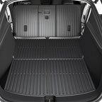 Tesla Model Y Juniper 2025 2026 Floor Mats & Cargo Liners Full Set 9 PCS Extra-Thick TPE CabinProtect™ for 5-Seater | All-Weather Pet & Child-Friendly Accessories(Not for Standard)
