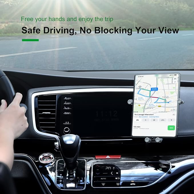 Z Fold Car Mount, [Without CASE] Aluminum Universal Vent Z Fold 6 Acessories for Galaxy Z Fold 7 6 5 4 3 2 S25 Ultra Pixel 9 Pro Fold iPhone 16 15