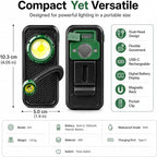 Rechargeable LED Work Light BBQ Grilling Accessories with Flexible Gooseneck, 360° Rotate Mechanic Grill Light for Car Repair, Emergency, Camping, Outdoor & Mechanics Tools